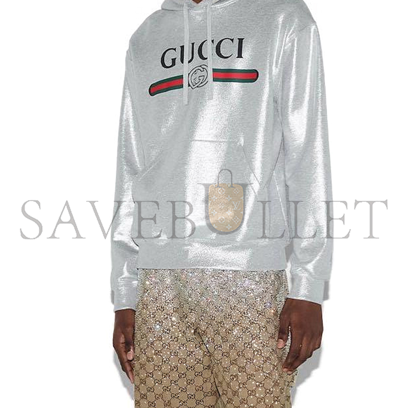 GUCCI HOODIE SILVER 788771